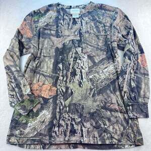 Rustic Ridge Men's Mossy Oak Country DNA Long Sleeve Hunting Shirt - L